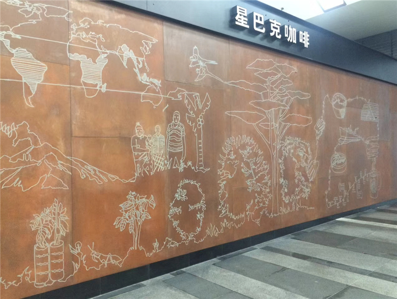 琼海耐候钢幕墙