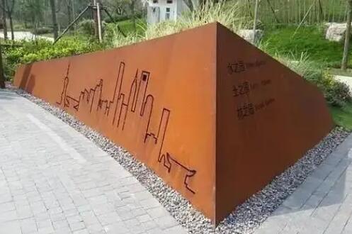 琼海耐候钢挡土墙